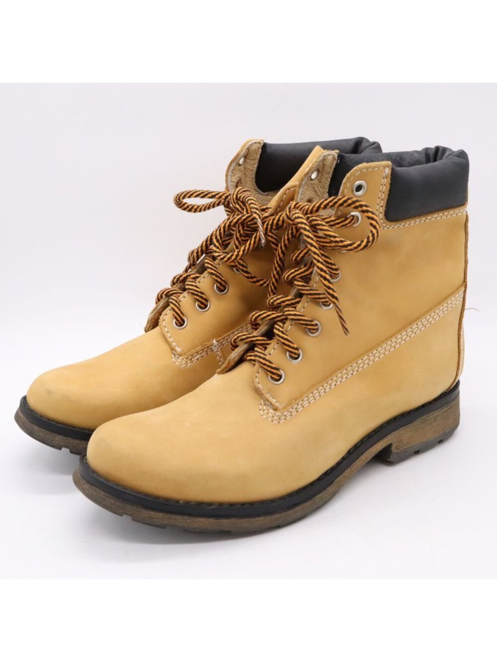 Steve Madden Pasa Ankle Lace Up Boots Wheat Buckā Leather Women 10M